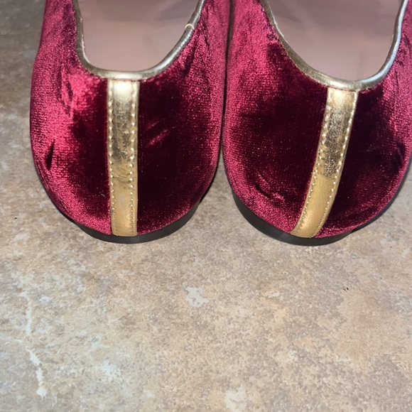 ❤️Host Pick❤️ Brand New J. Crew Burgundy Maroon Ballerina Velvet Loafers - Picture 5 of 11